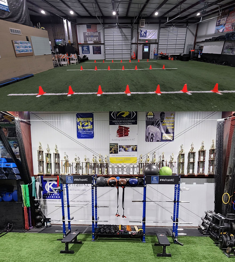 Indoor Practice Location for the Missouri Wolverines Youth Cheerleading Club in Kansas City Missouri