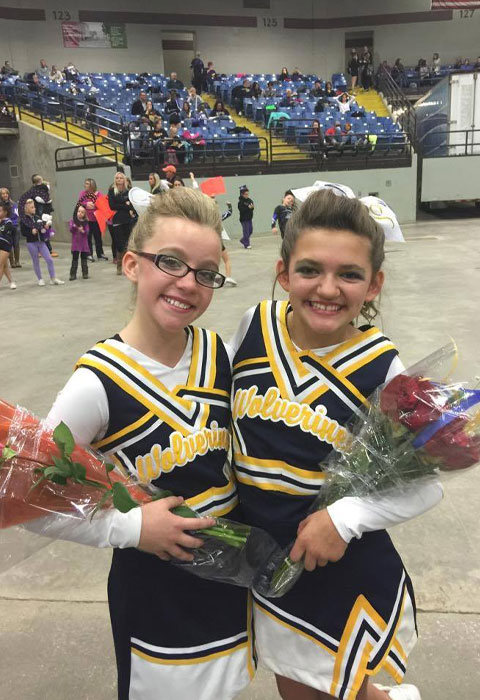 Kansas City Youth Cheerleading for Elementary and Middle School cheerleaders with the Missouri Wolverines Youth Cheerleading Club located in the heart of Kansas City Missouri accepting athletes from both Missouri and Kansas